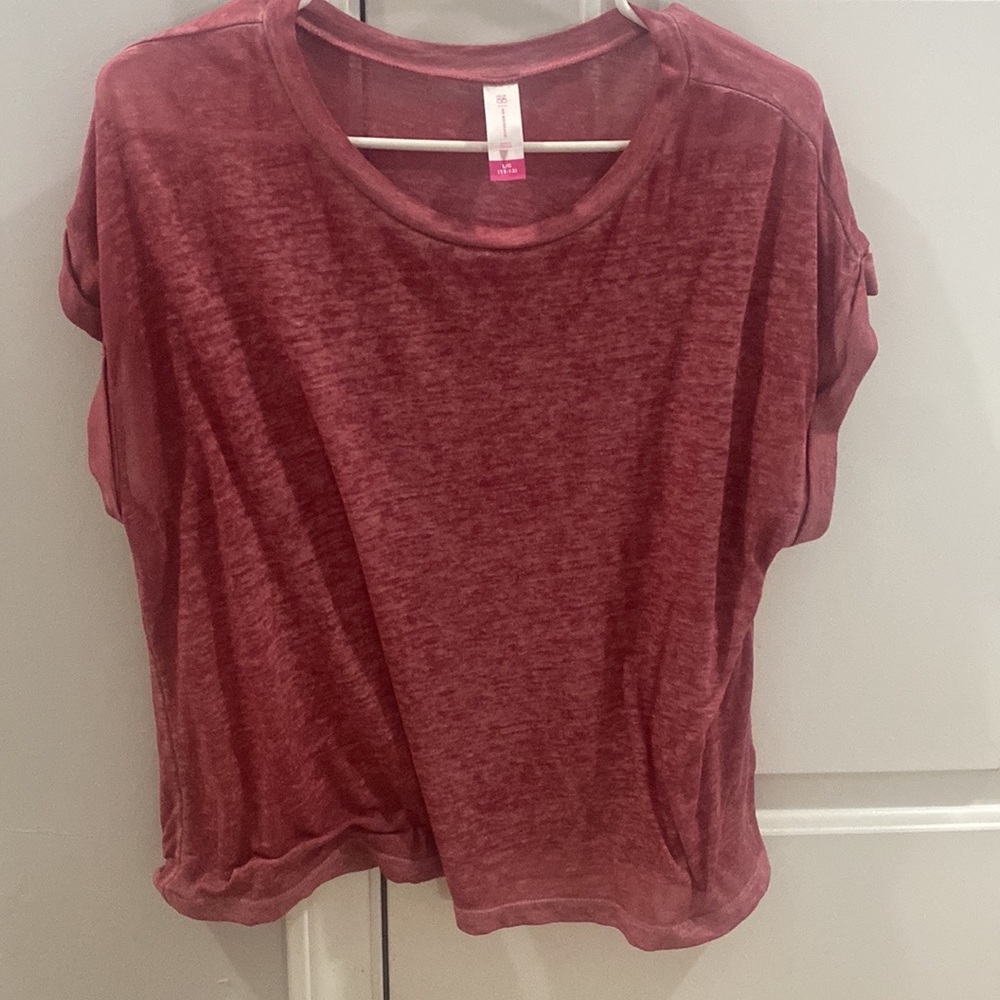 No Boundaries Dark Pink Top Size 11-13 LG Juniors